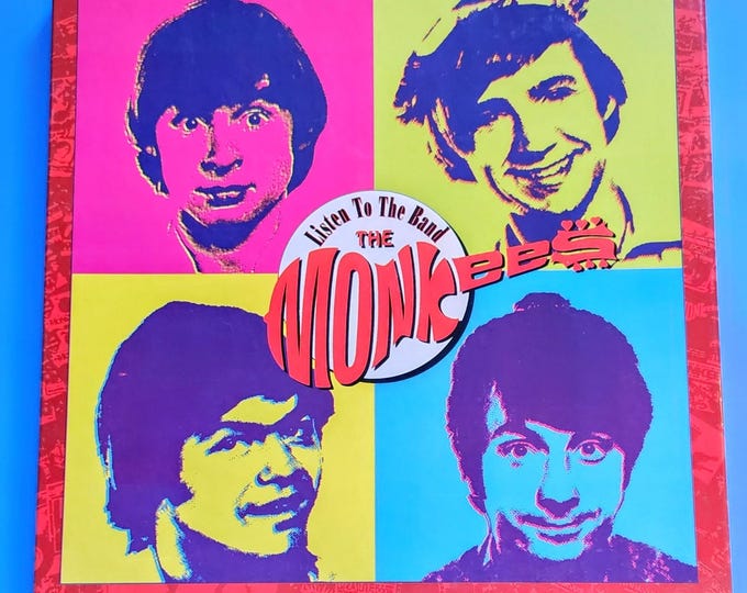 Featured listing image: The Monkees, 4XCD Box Set, "Listen To The Band"! Book, Poster