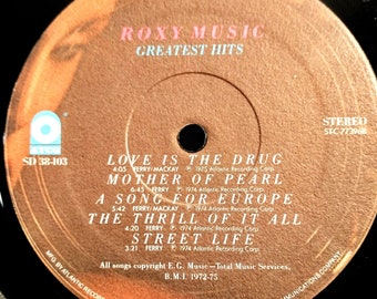 Roxy Music, Vinyl LP, Promo, US Release! Authentic Vintage