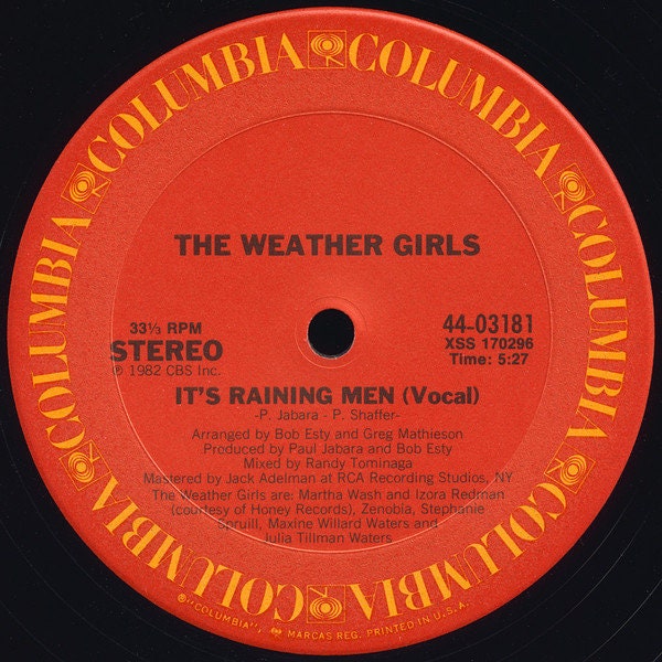 Weather girls raining men lyrics
