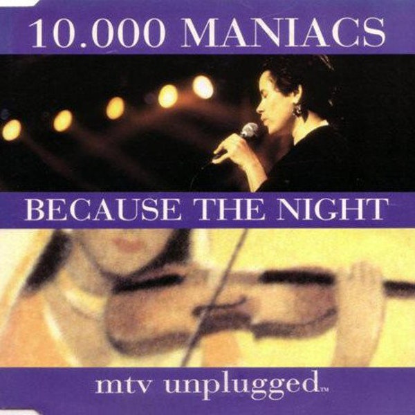 10000 Maniacs, Natalie Merchant, Duitse Import, Unplugged 4 Song EP / CD! Authentiek Vintage 1993! "Omdat De Nacht/mtv unplugged"! NM!