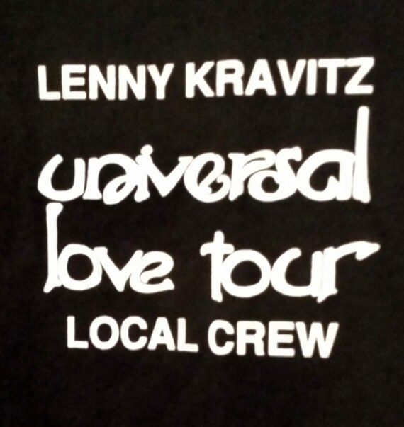 Lenny Kravitz, Band Shirt, Tech Crew T Shirt! Aut… - image 2