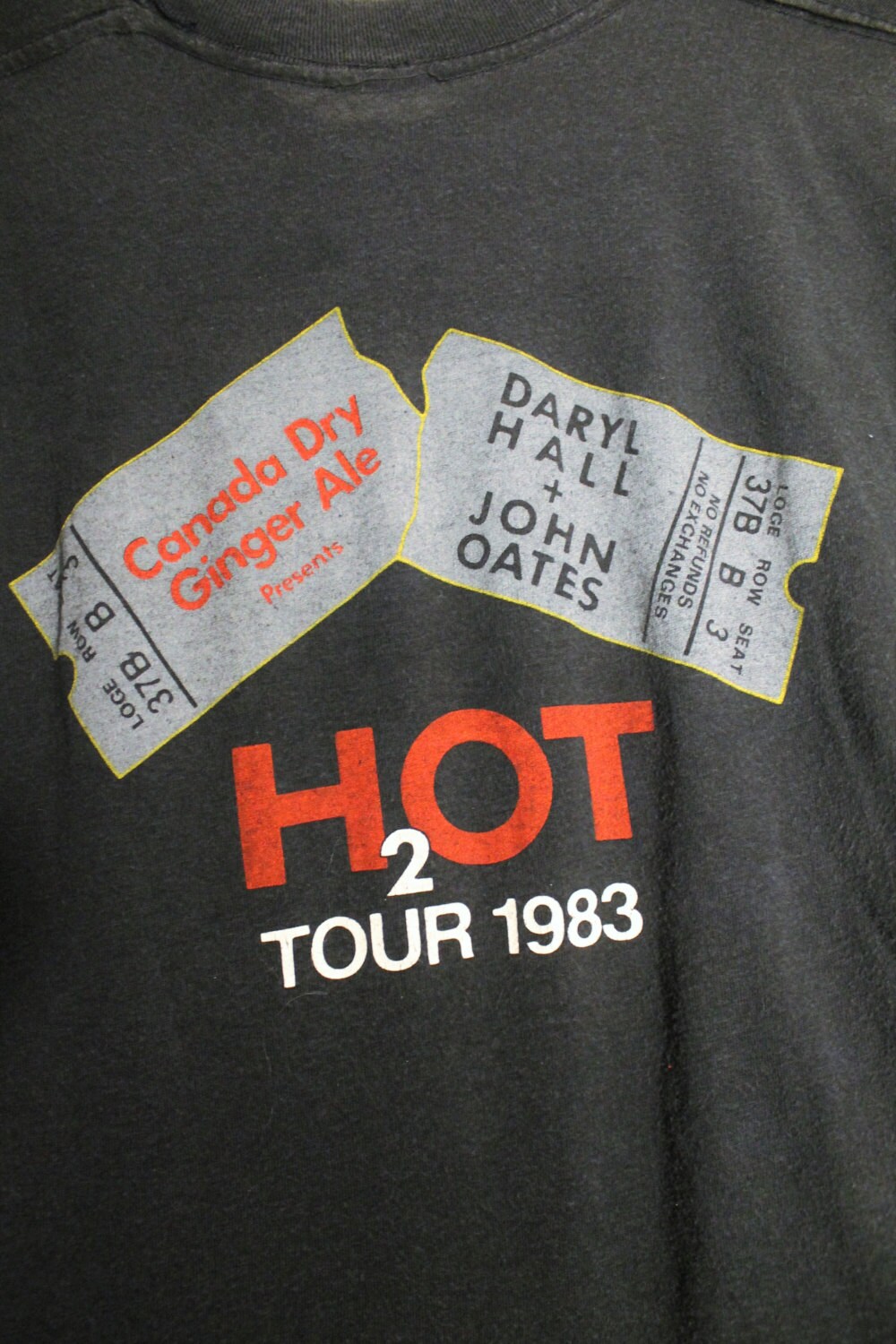 Hall & Oates Concert T Shirt! Authentic Vintage 1983! Hall and Oates