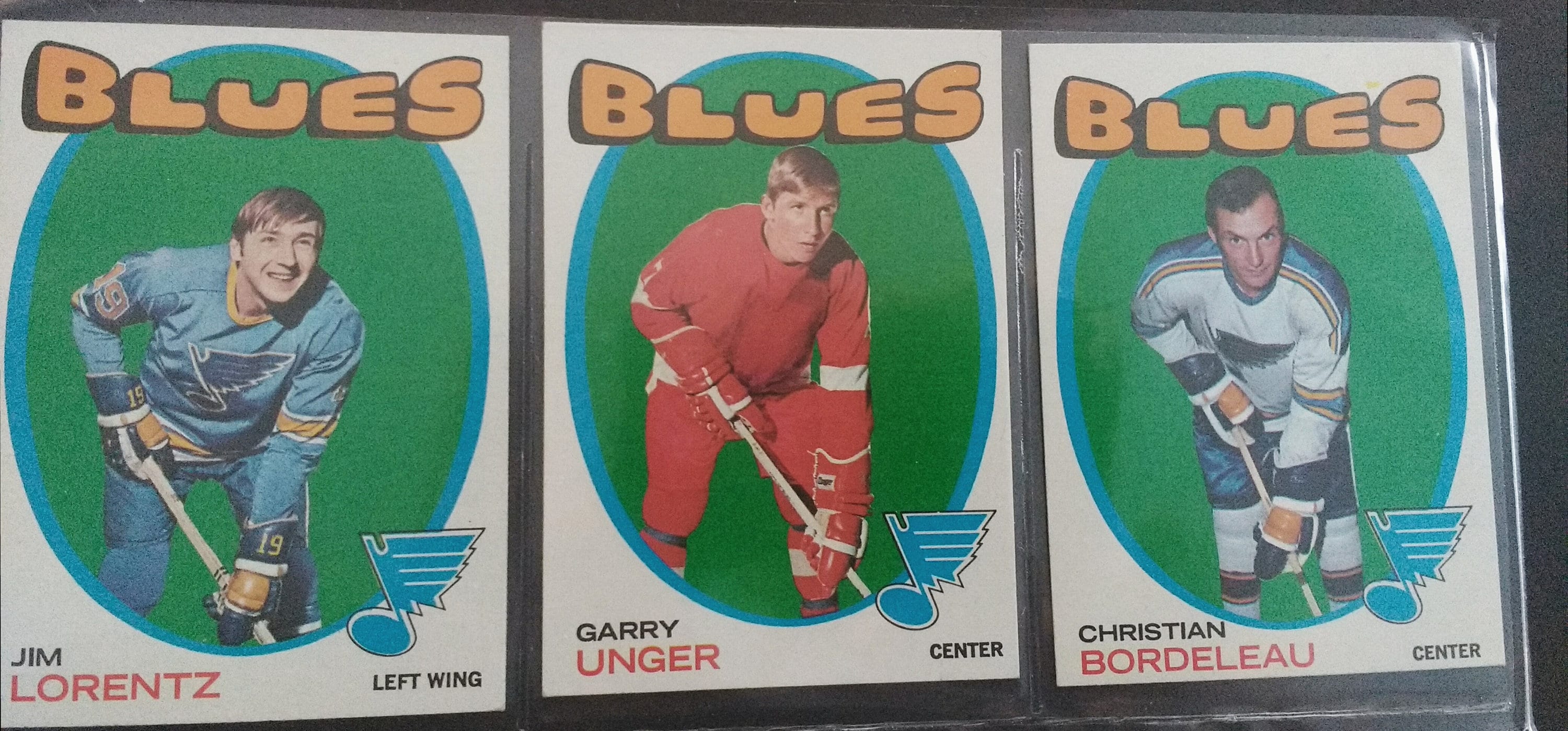 St Louis Blues Topps Hockey Cards! Authentic Vintage 19712! St Louis