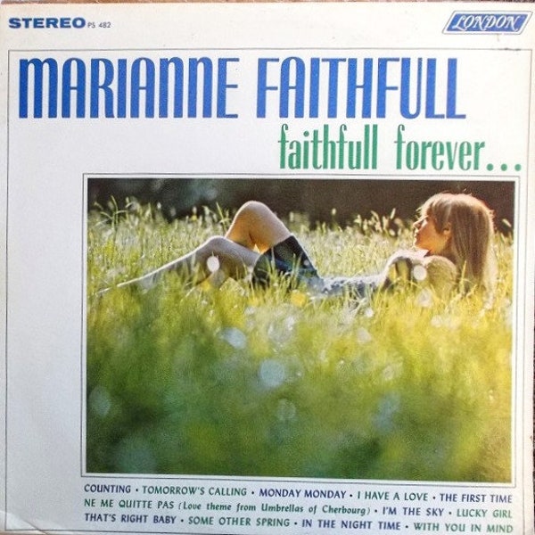 Marianne Faithfull, Vinyl Record Album! Authentic Vintage 1966! Marianne Faithfull, 'faithfull forever...',  Very Good+ Vinyl/ VG+ Sleeve!