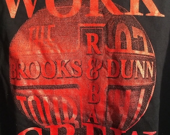 Vintage 1997 Brooks & Dunn Reba McEntire Tour Shirt - Tech Crew XL