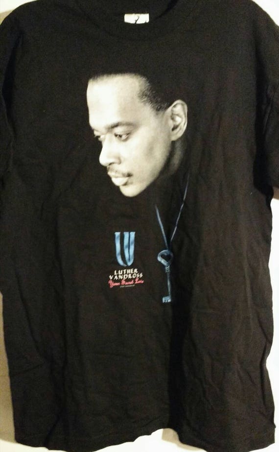 Luther Vandross Concert T Shirt! Authentic Vintag… - image 3