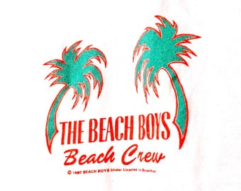 Vintage 1992 Beach Boys Tour T-Shirt - Brockum Licensed - XL