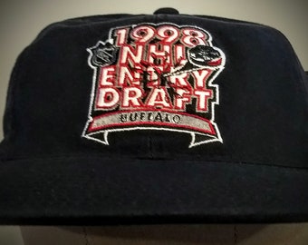 Vintage 1998 NHL Draft Hat: Buffalo Embroidered Baseball Cap