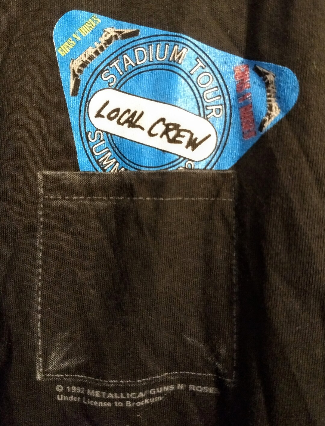 Gun N Roses Metallica Concert T Shirt Tech Crew Shirt - Etsy