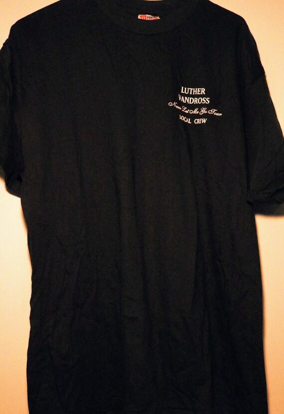 Luther Vandross Band T Shirt Tech Crew RARE! Auth… - image 3