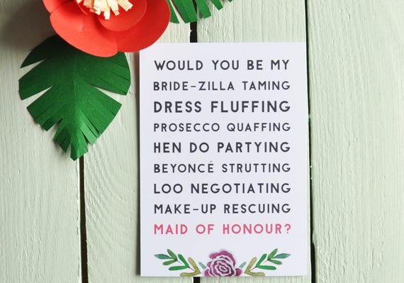 maid of honor zilla