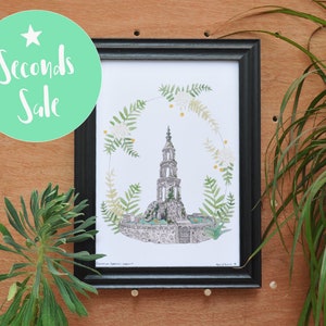 Norwich Plantation Gardens Print, SECONDS SALE A4, Watercolour Illustration, Norwich Landmark, Christmas Gift, Norwich Gift - Birthday Gift