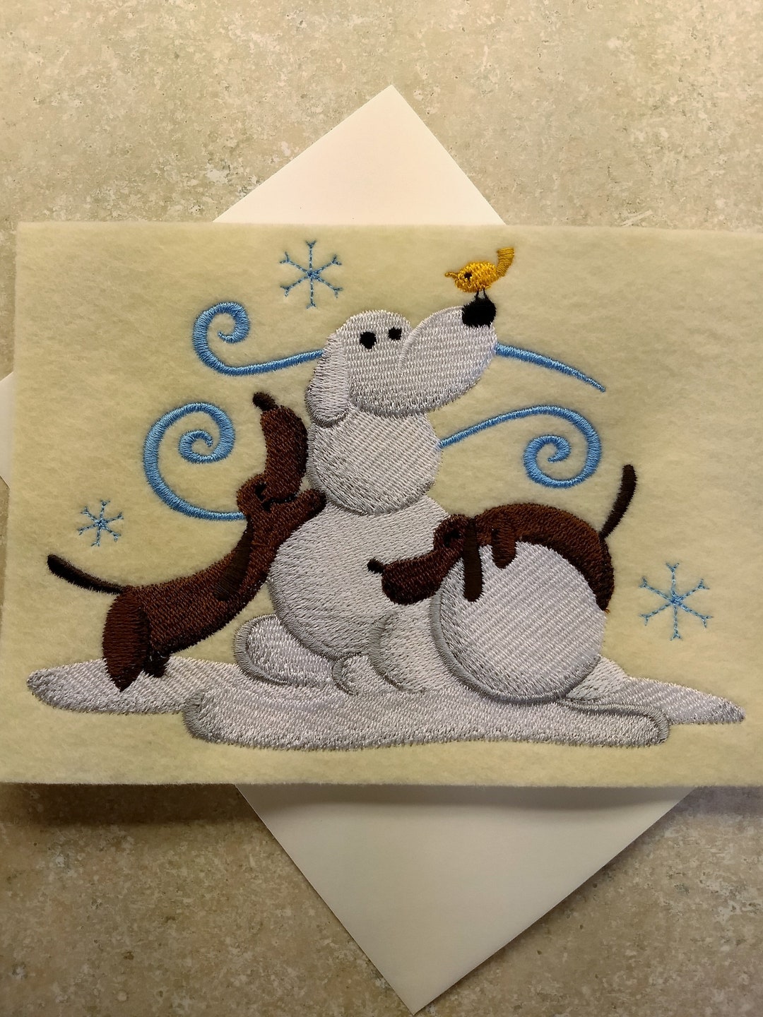 Weiner Dog Christmas Cards 