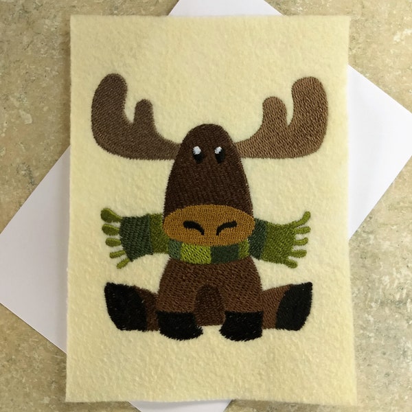 Any Occasion Cards - Cozy Winter Wear Moose