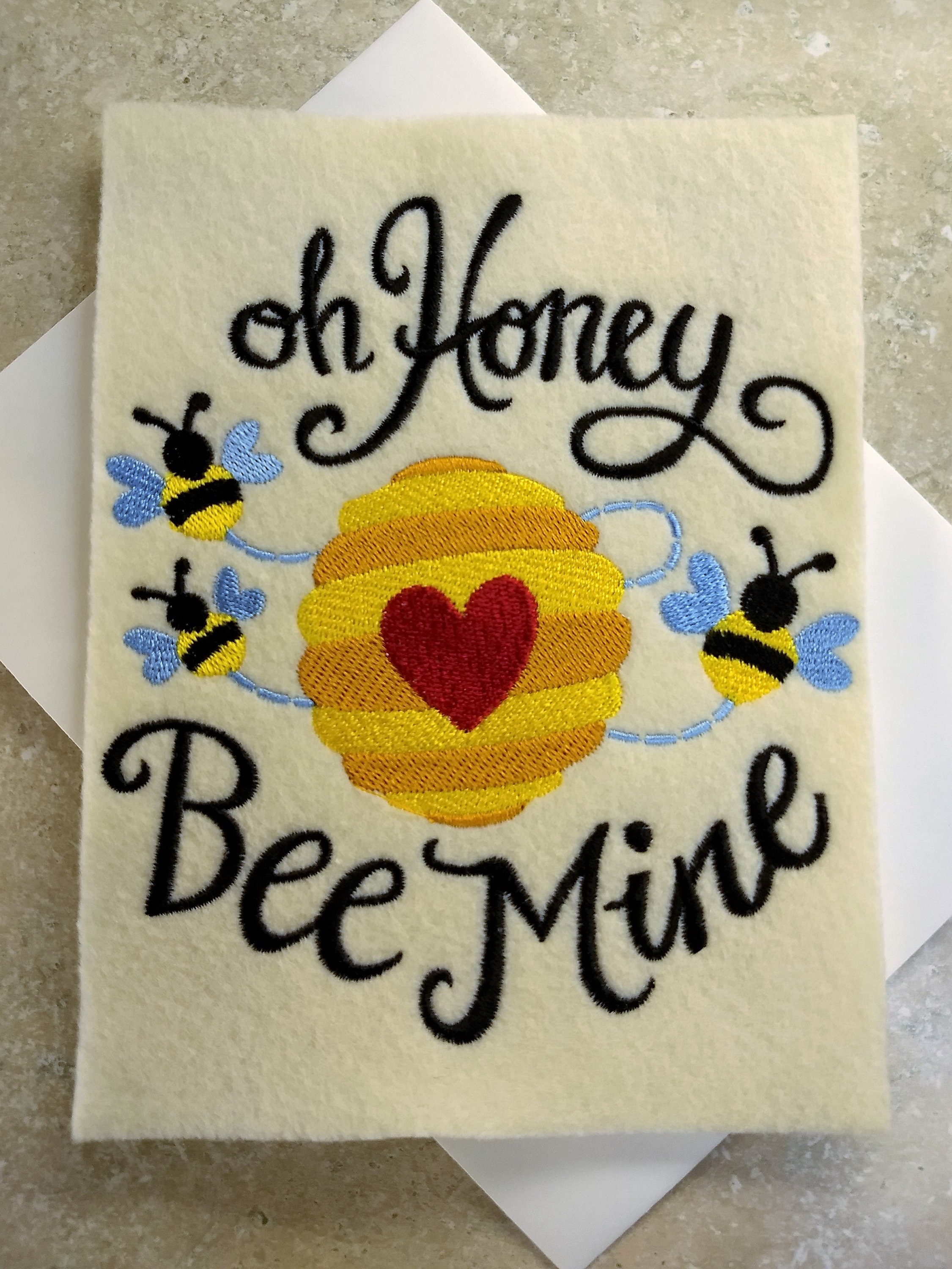 Valentine Day Cards Oh Bee Mine - Etsy