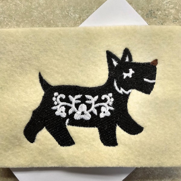 Any Occasion Cards - Swedish Scottie Dog Silhouette