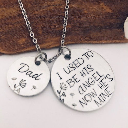 Memorial Necklace Loss of A Father Memorial Necklace for Etsy