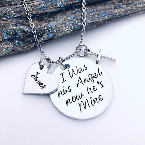 Sympathy Gift - Loss of Husband - Memorial Necklace - Spouse Passed Away - Widow Gift - Loss of Boyfriend - Sympathy Jewelry - Personalized