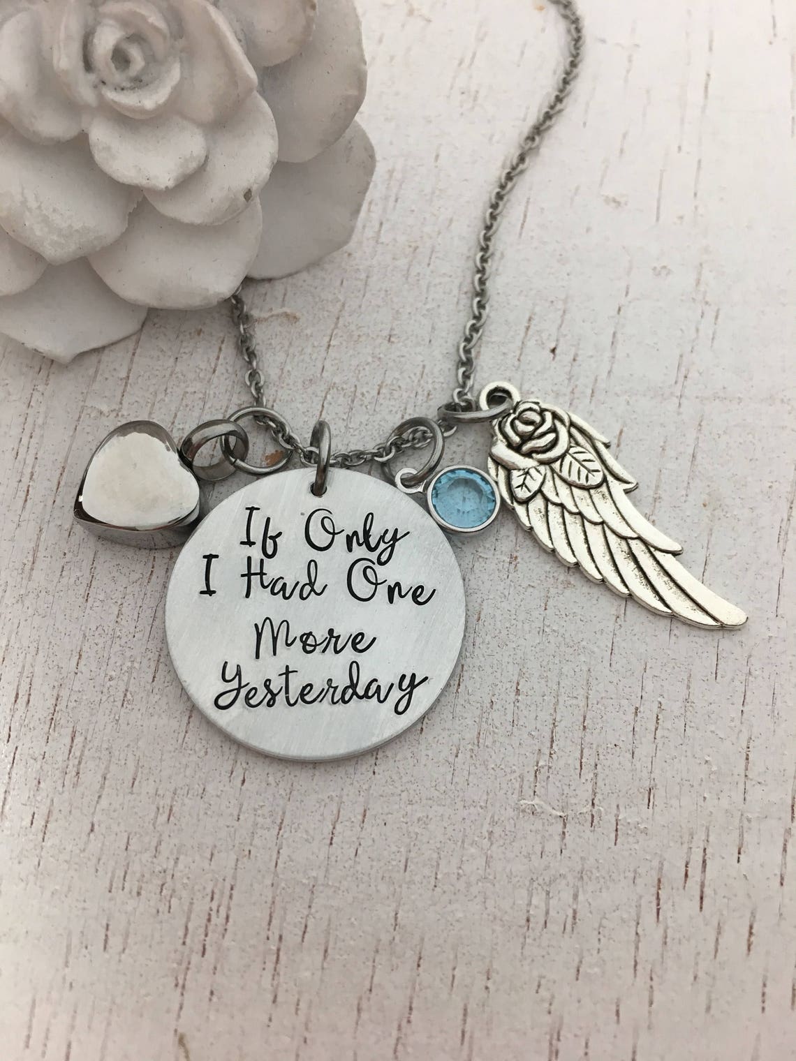 Cremation Necklace Urn Jewelry For Ashes Dad Passed Away Etsy