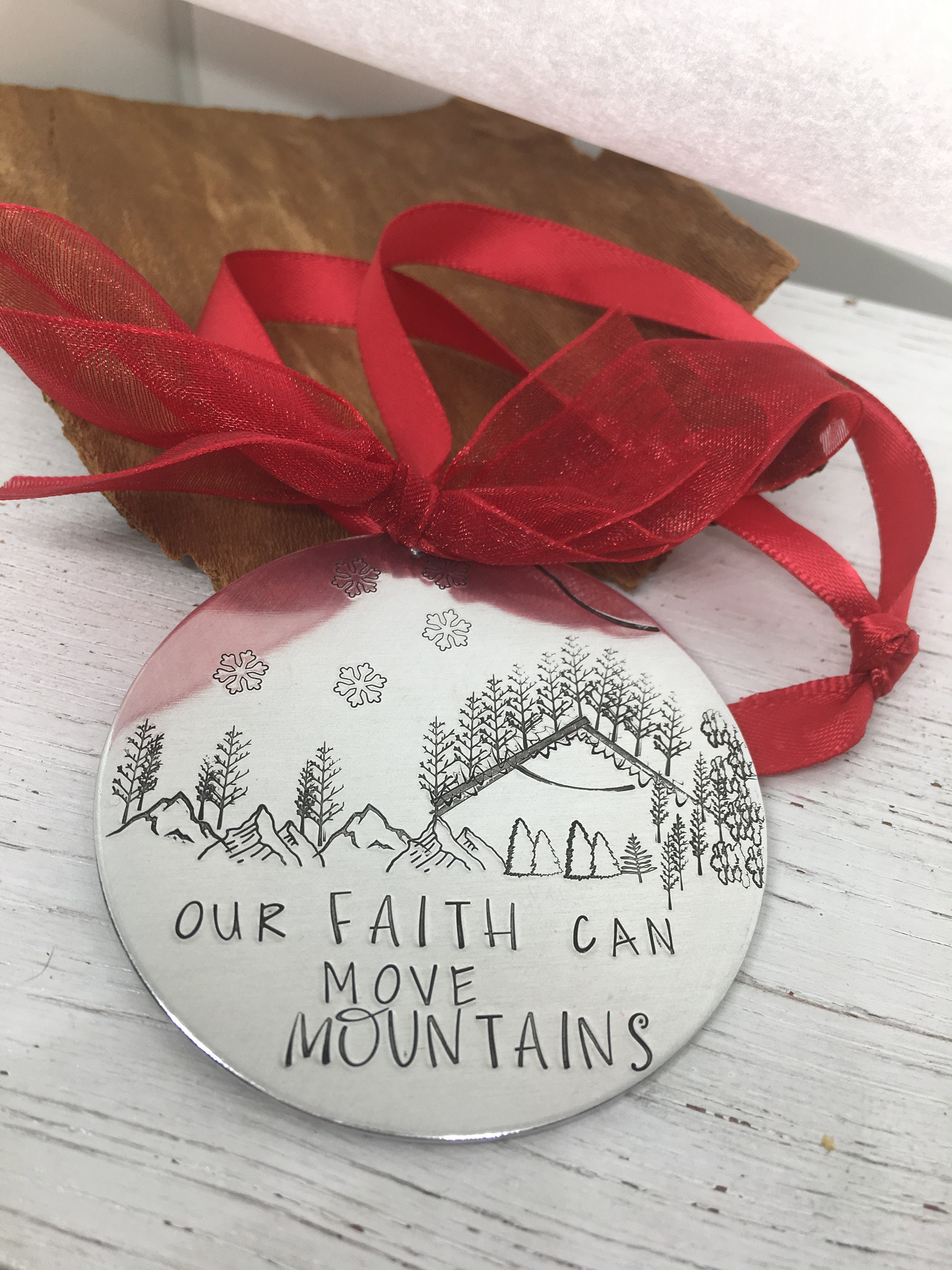 Church Friend Christmas Ornament Gift Faith Christmas For | Etsy