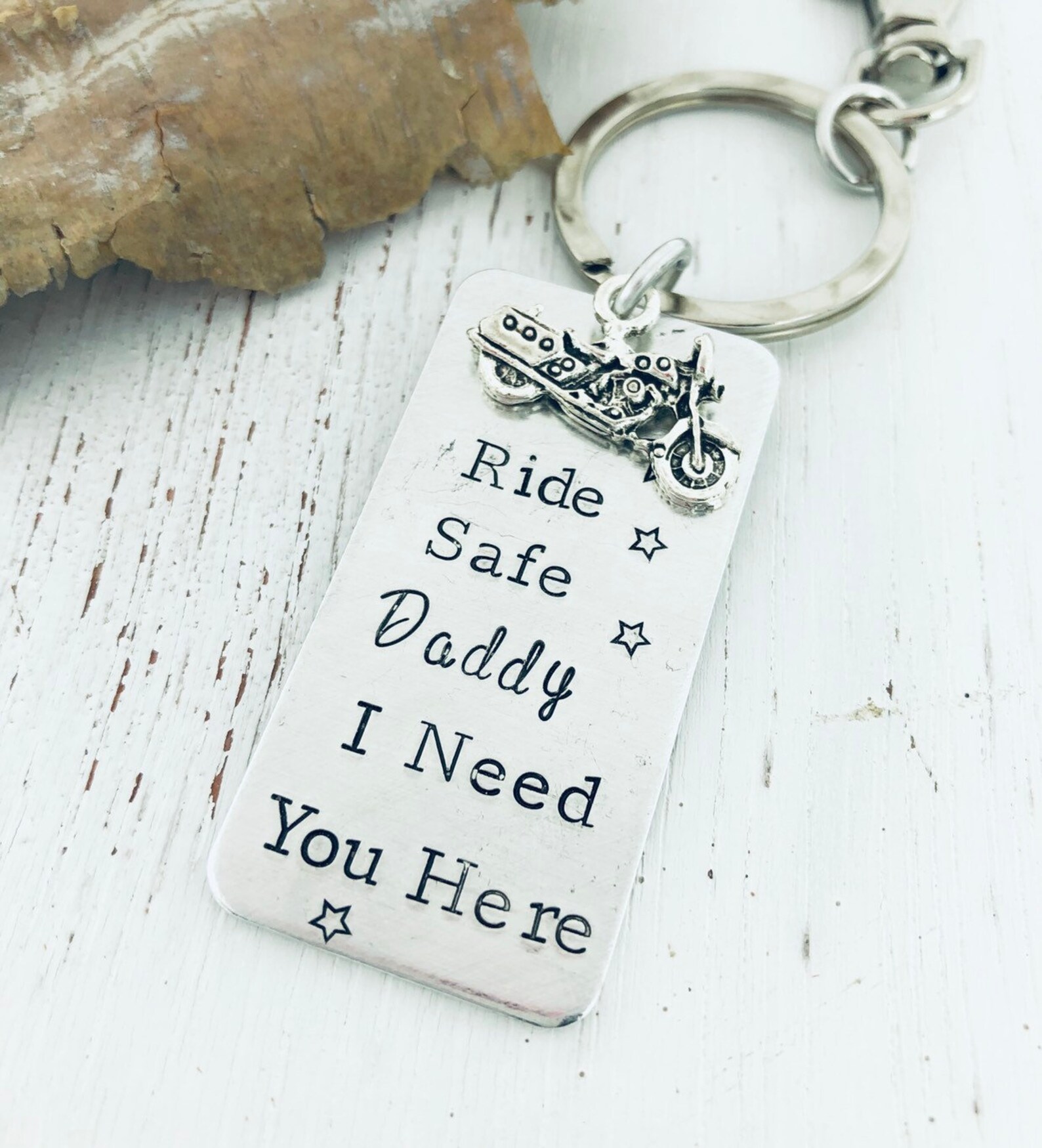 Motorcycle Rider Christmas Gift for Dad Keychain Wife to Etsy