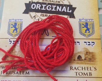 Mystic Jewels Bracciale Kabbalah Filo Rosso, Protezione Contro Il Malocchio, Portafortuna Unisex Fatto A Mano, Con Scatola Regalo