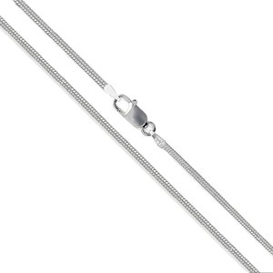 Massive Sterling Silber Schlangenkette, 925 Sterling Silber Schlangenkette, Italien Sterling Silber Kette, Silberkette, Silber Kette Halskette (C07)