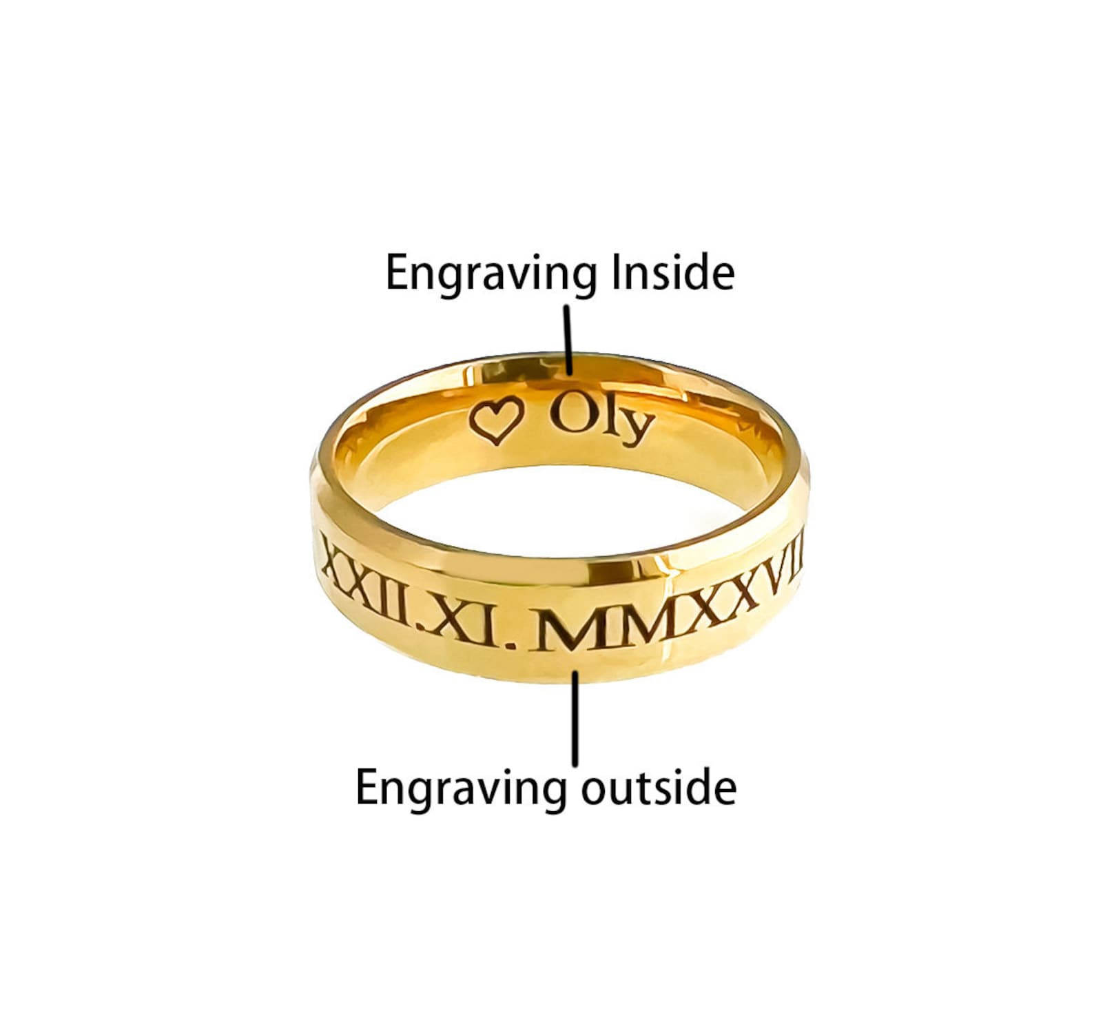 Promise Ring for Couples Gold Couple Rings 14K Gold Filled Etsy Canada