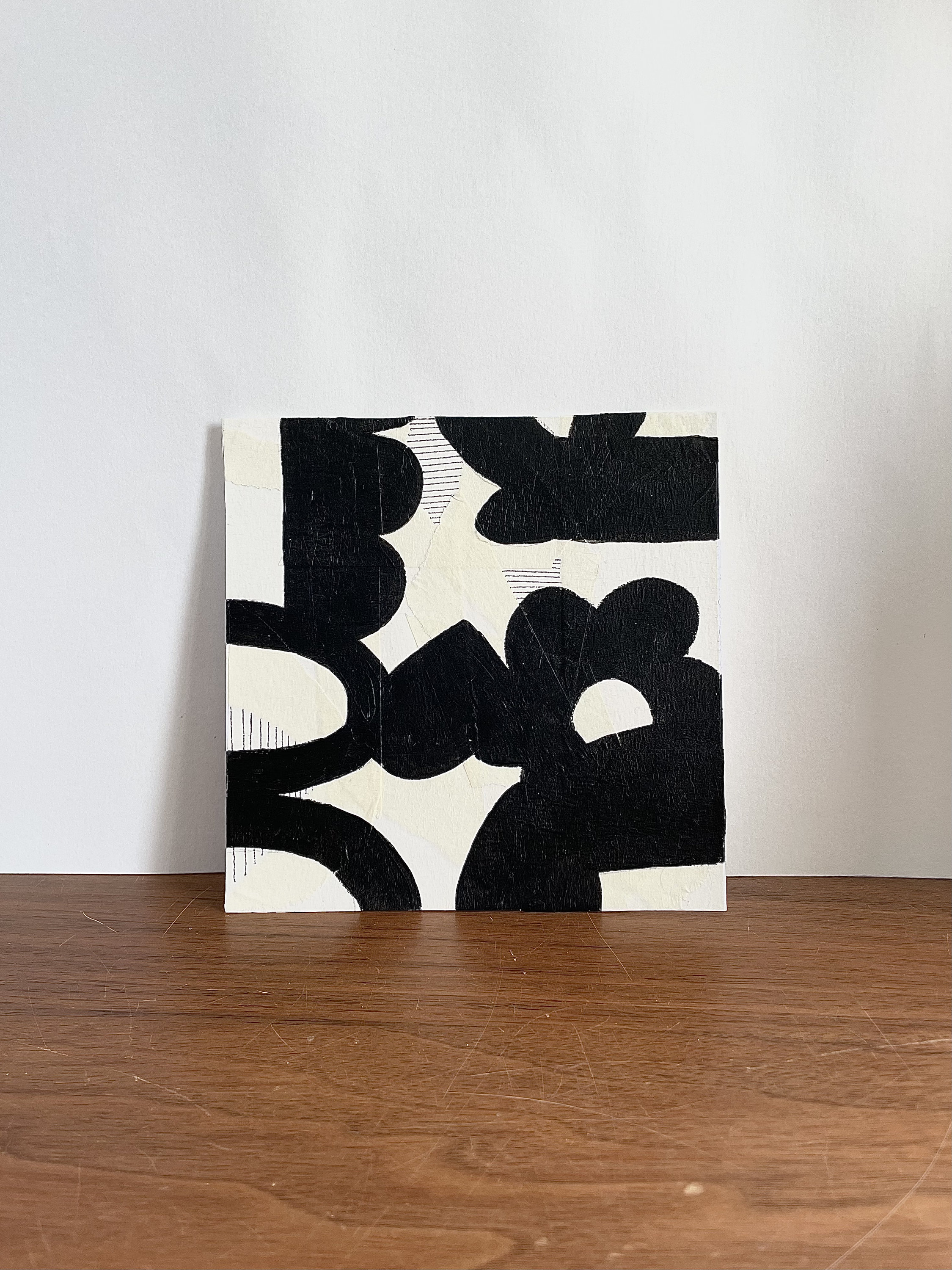 Peinture Abstraite Minimaliste Monochrome