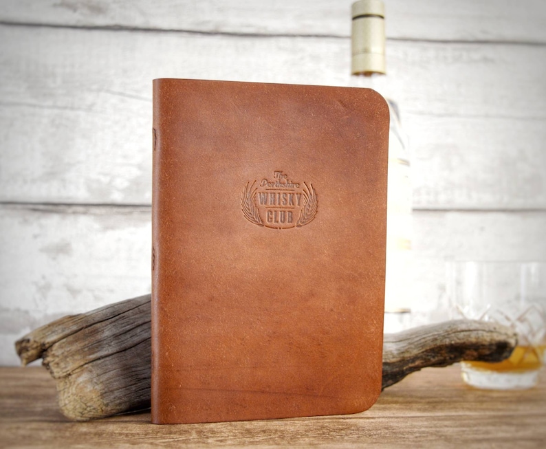 Leather Whisky Tasting Notes Hand Bound Journal Booklet Etsy