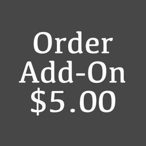 ORDER ADD-ON | Custom Change Request