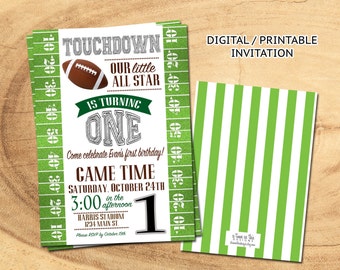 Football Birthday Invitation | FOOTBALL BIRTHDAY PARTY