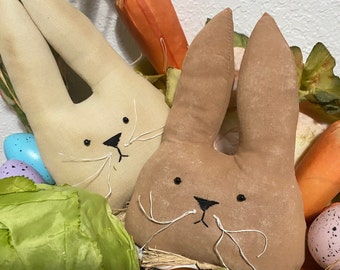 Plush Rabbit / Tiered Tray Decor / Easter / Bowl Filler / Bunny Decor