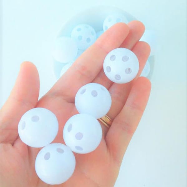 24MM - 10 balls plastic rattle - Jingle bell for rattle - rattle ball-hochet in plastique- Klapper-rasseln- Glöckchen