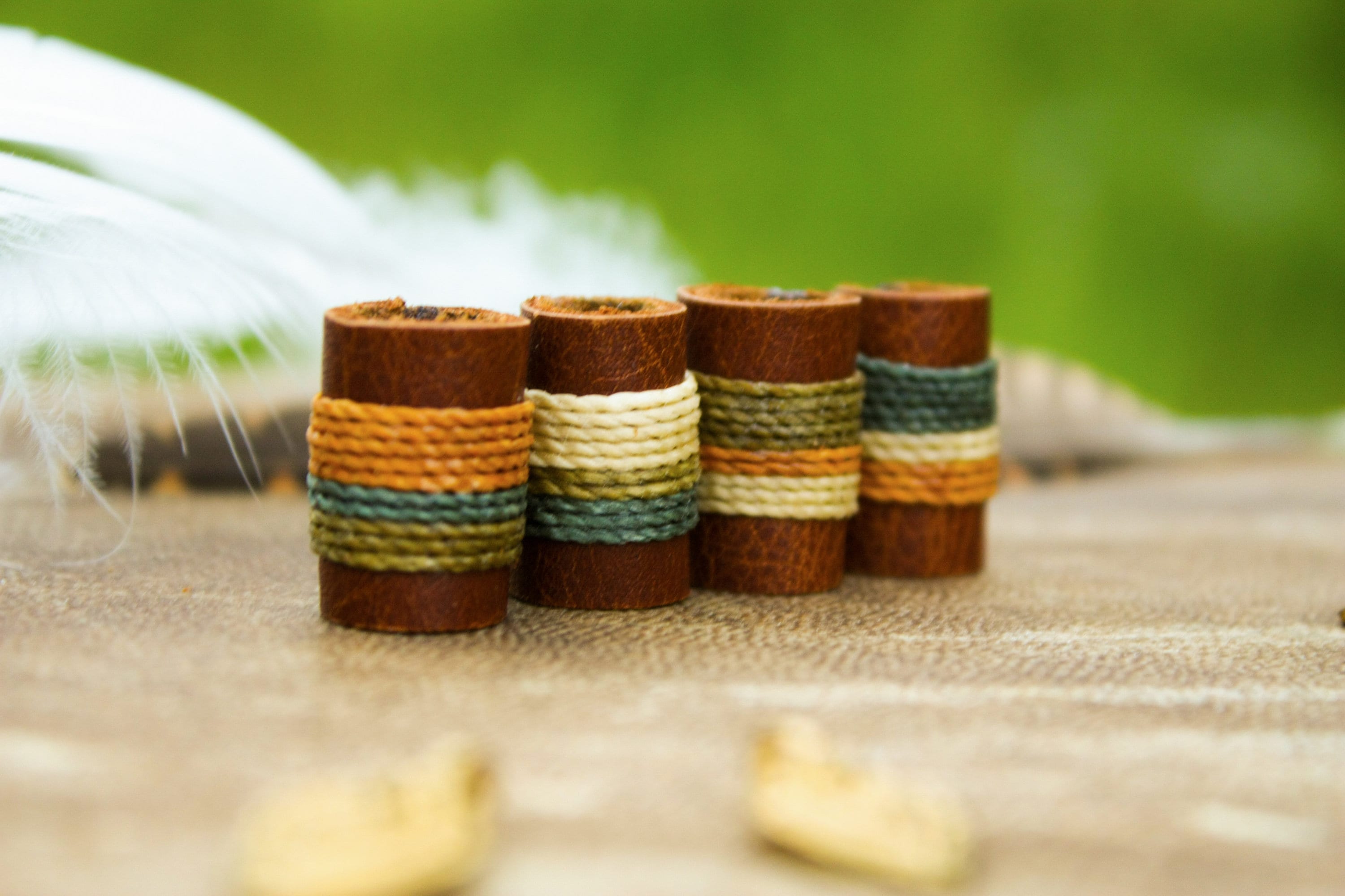 Leather Dread Beads Loc Jewelry Leather Dreadbead Dreadlock - Etsy