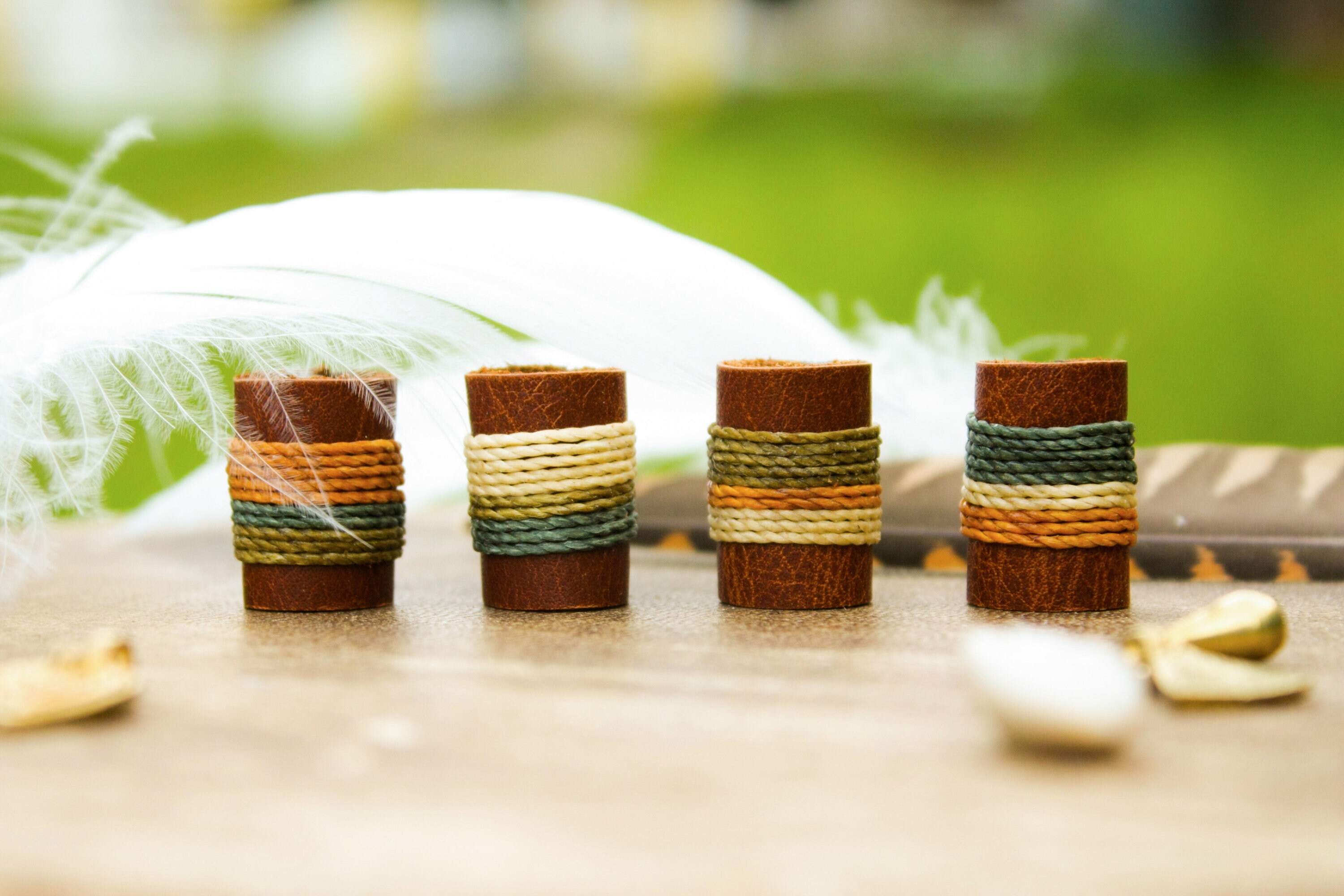 Leather Dread Beads Loc Jewelry Leather Dreadbead Dreadlock - Etsy