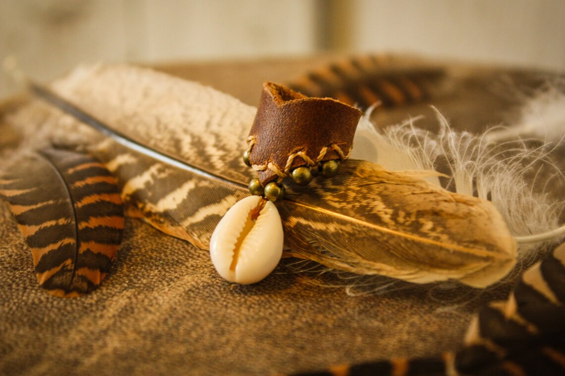 Leather Dread Bead Shell Loc Jewelry Leather Dreadbead - Etsy