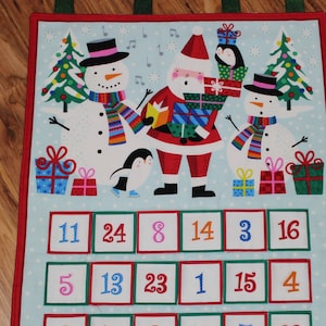 Santa and Snowmen Advent Calendar
