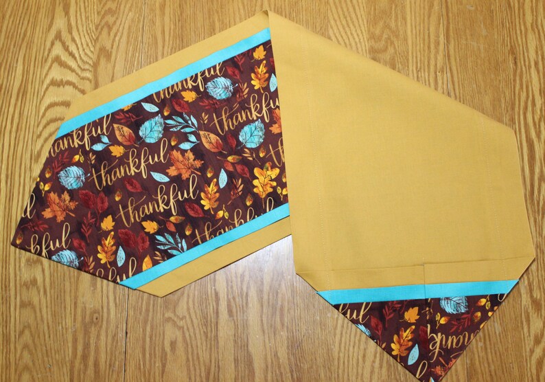 Fall table runners 4 gold back