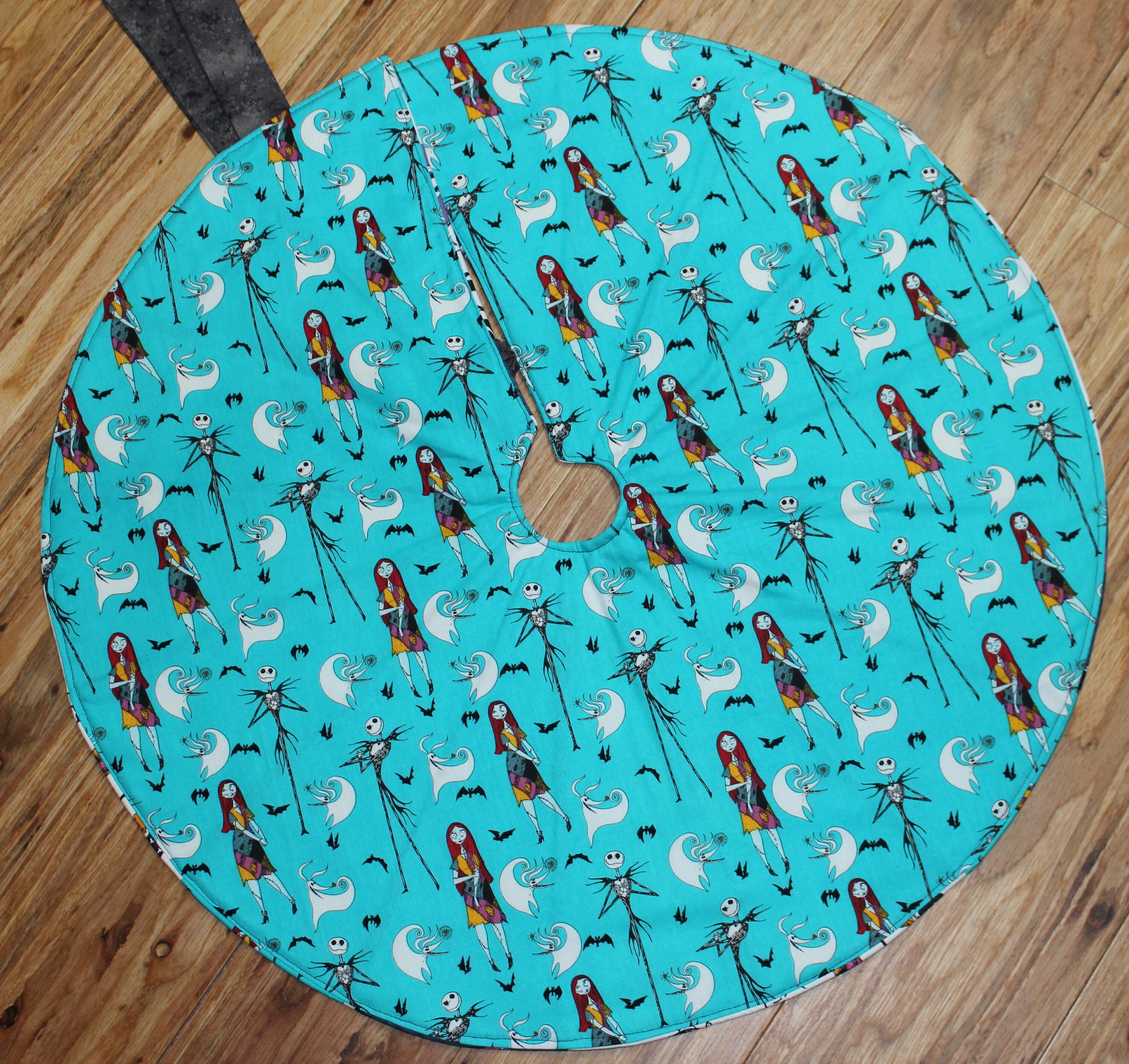 The Nightmare Before Christmas Tree Skirt 008 24 Etsy
