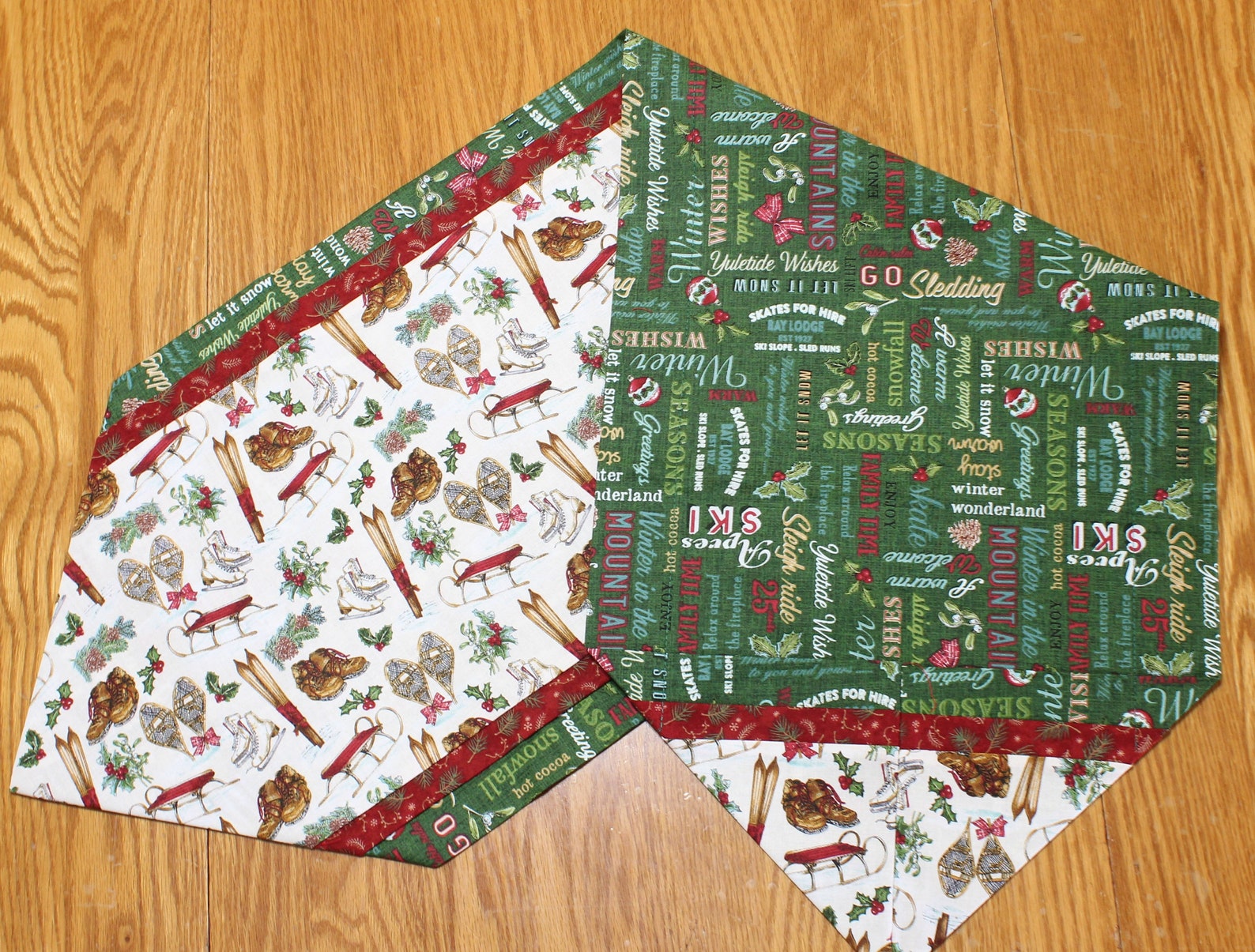 Christmas Country Table Runners 1 Etsy