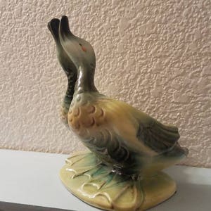 Duck Hull pottery planter vase cabin cottagecore Lodge decor MCM