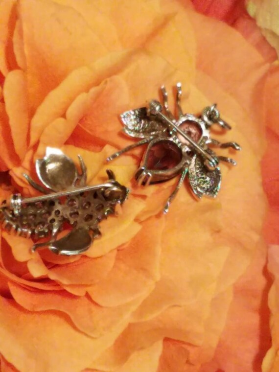 Beeautiful sterling silver bee brooch/pedant swav… - image 6