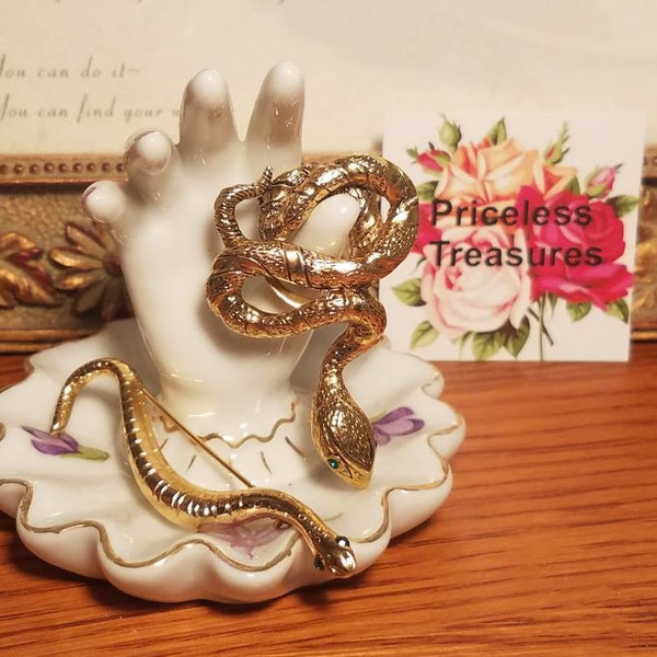 Snake scarf clip and brooch set free shipping U.S only!