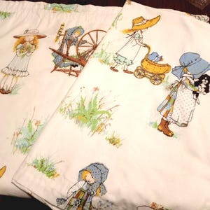 Vintage Holly Hobbie Curtains: Springmaid Kids Nursery Decor - Etsy