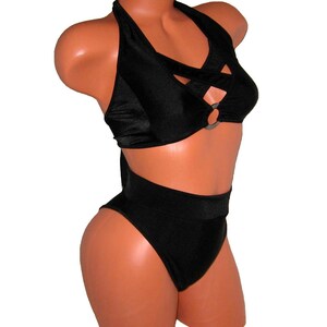 Hot Pink Monokini /Rhinestone//Plain /Pole Dancing Fitness Dancing Stripper Exotic Rave Twerk Dance wear Burlesque Performance Aerial