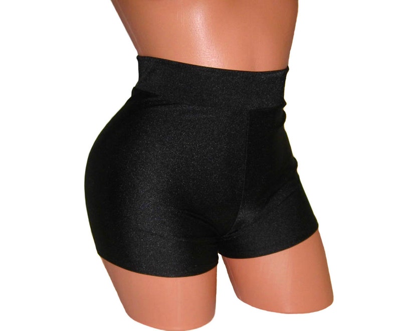 HIGHWAISTED MULTICOLOURED Shorts Pole Dancing Fitness Revers Etsy