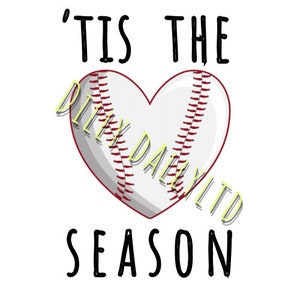 Tis the season baseball design
