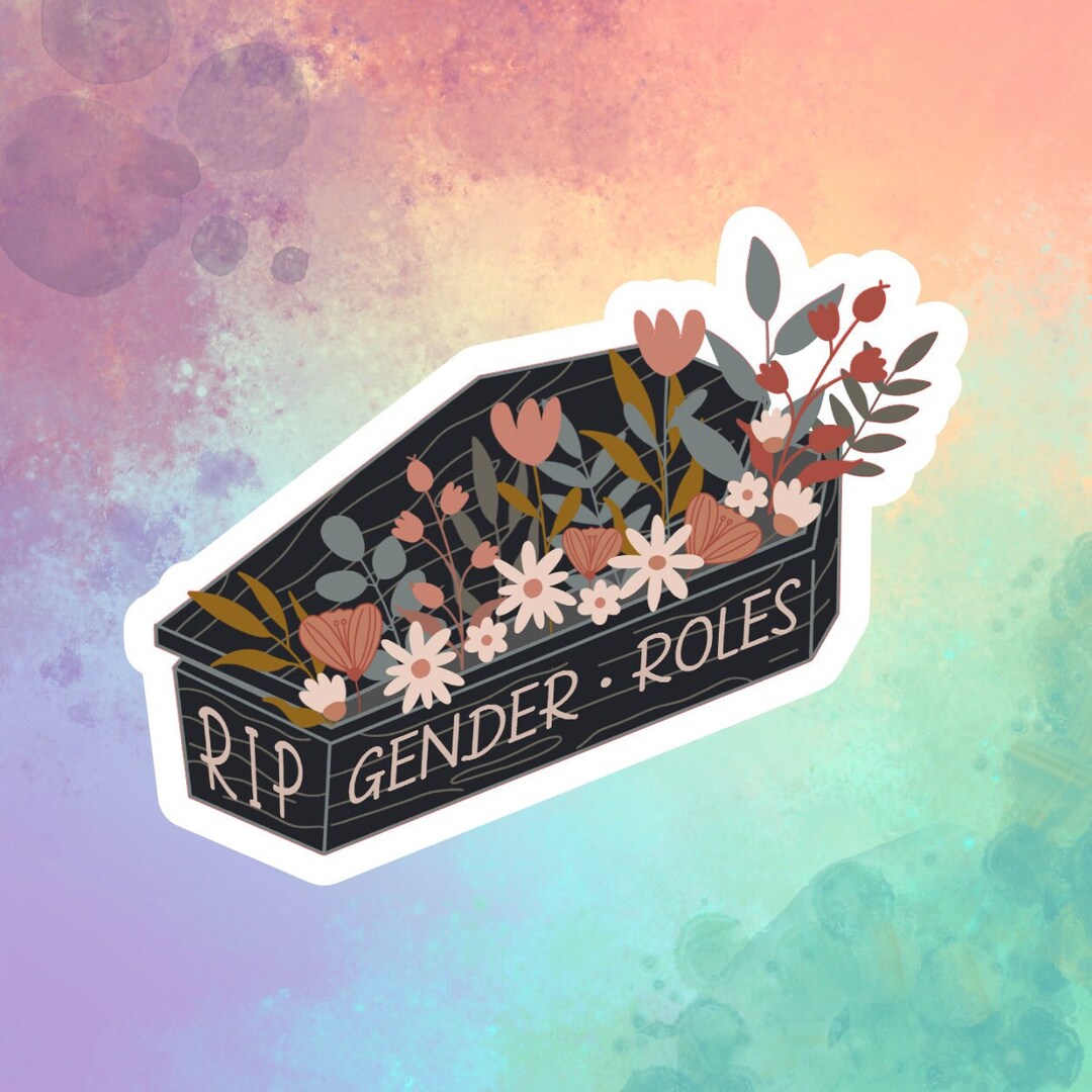 Gender Roles.. Water Resistant Sticker for Kindles Notebooks Etsy