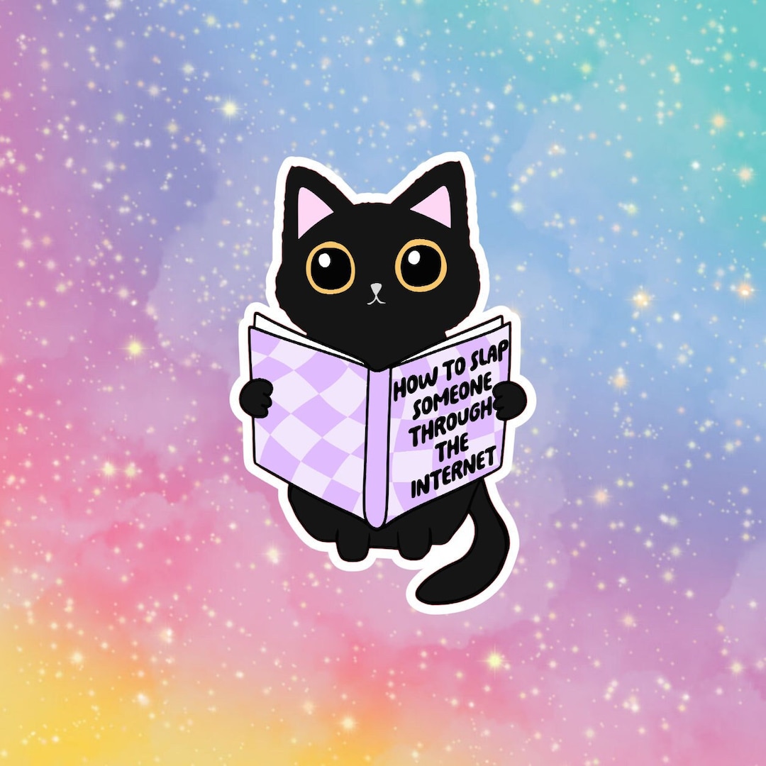 How to Slap Someone.. Water Resistant Sticker for Kindles Etsy